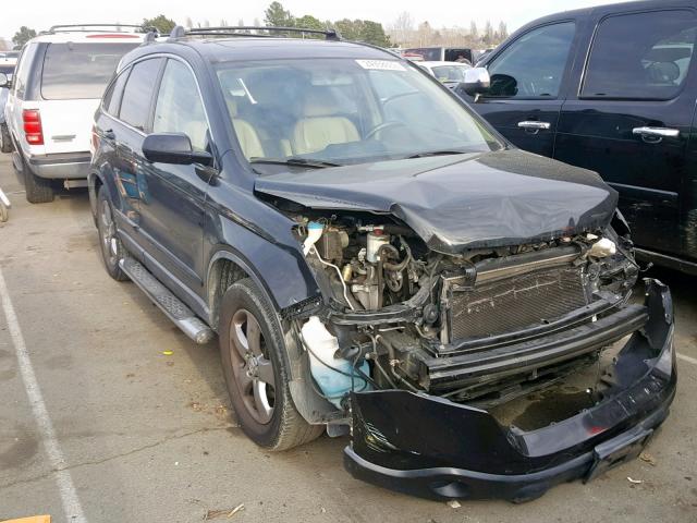 5J6RE48729L060479 - 2009 HONDA CR-V EXL BLACK photo 1