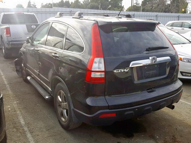 5J6RE48729L060479 - 2009 HONDA CR-V EXL BLACK photo 3