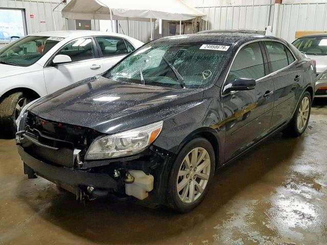 1G11E5SX5FF275763 - 2015 CHEVROLET MALIBU 2LT BLACK photo 2