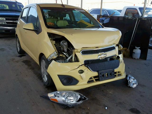 KL8CD6S92EC408496 - 2014 CHEVROLET SPARK 1LT YELLOW photo 1