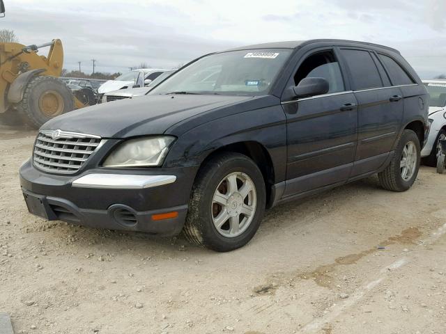 2C4GM68495R387528 - 2005 CHRYSLER PACIFICA T BLACK photo 2