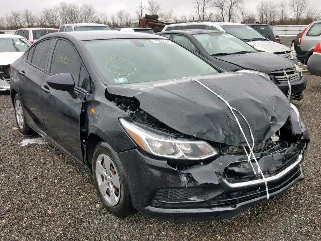 1G1BC5SM5H7163218 - 2017 CHEVROLET CRUZE LS BLACK photo 1