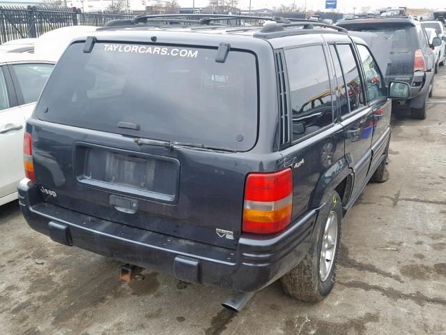 1J4GZ88Z3WC122407 - 1998 JEEP GRAND CHER GRAY photo 4