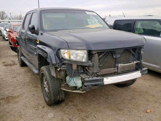 2HJYK16476H512836 - 2006 HONDA RIDGELINE BLACK photo 1