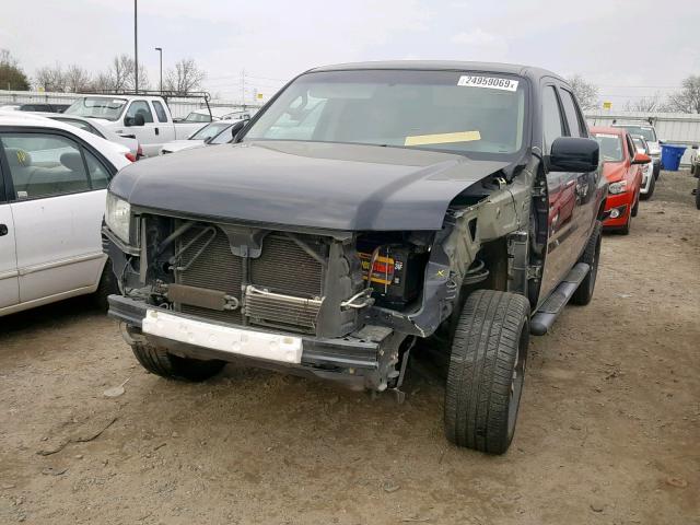 2HJYK16476H512836 - 2006 HONDA RIDGELINE BLACK photo 2