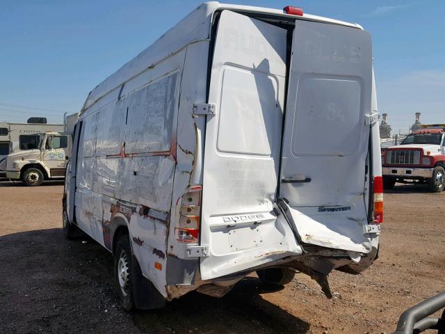 WD0PD744655828533 - 2005 DODGE SPRINTER WHITE photo 3