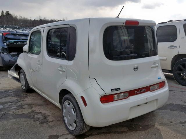 JN8AZ2KR8DT301450 - 2013 NISSAN CUBE S WHITE photo 3