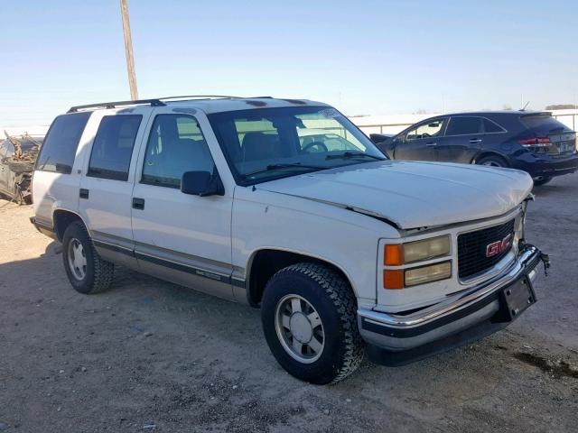 1GKEC13R6XJ737614 - 1999 GMC YUKON WHITE photo 1