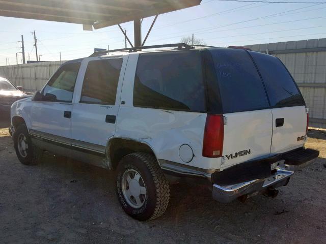 1GKEC13R6XJ737614 - 1999 GMC YUKON WHITE photo 3