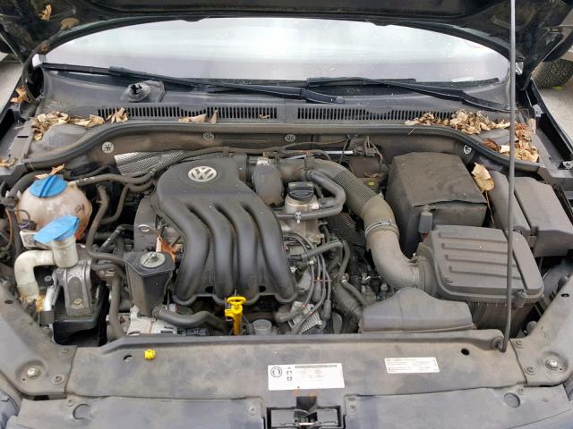 3VW2K7AJ7EM380796 - 2014 VOLKSWAGEN JETTA BASE 黑色 照片 7