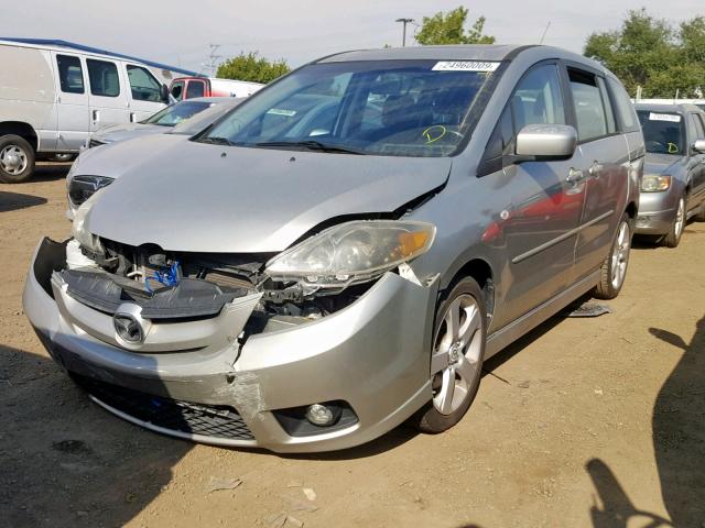 JM1CR29L860101565 - 2006 MAZDA 5 SILVER photo 2