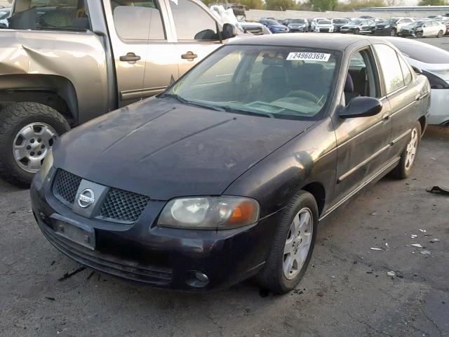 3N1AB51D84L731297 - 2004 NISSAN SENTRA SE- BLACK photo 2