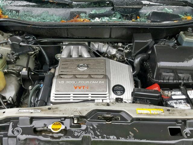 JT6HF10U0X0034340 - 1999 LEXUS RX 300 SILVER photo 7