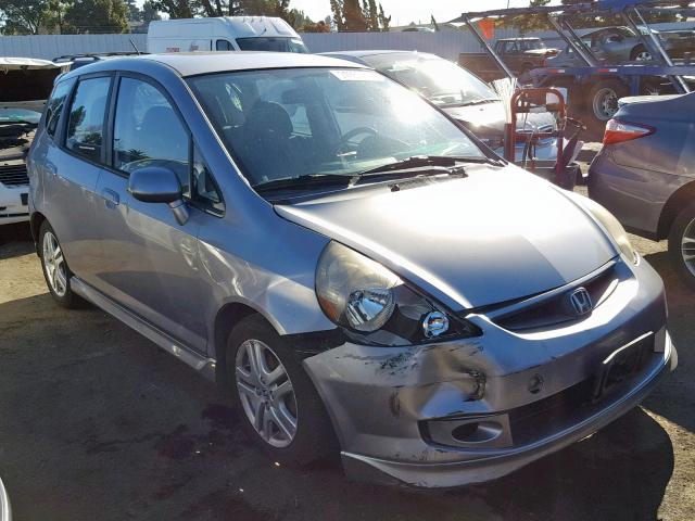 JHMGD37637S030623 - 2007 HONDA FIT S SILVER photo 1