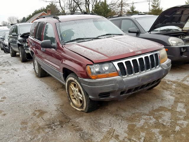 1J4GW48S81C500766 - 2001 JEEP GRAND CHER MAROON photo 1