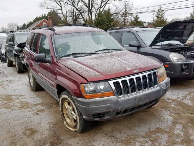 1J4GW48S81C500766 - 2001 JEEP GRAND CHER MAROON photo 9