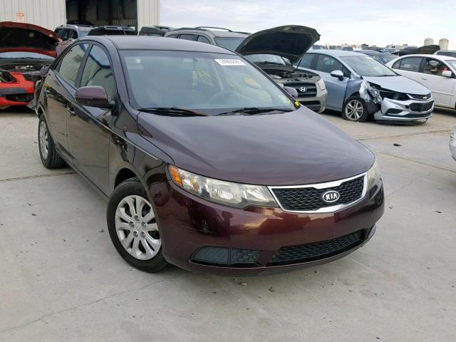 KNAFU4A28B5355555 - 2011 KIA FORTE EX 勃艮第红 照片 1