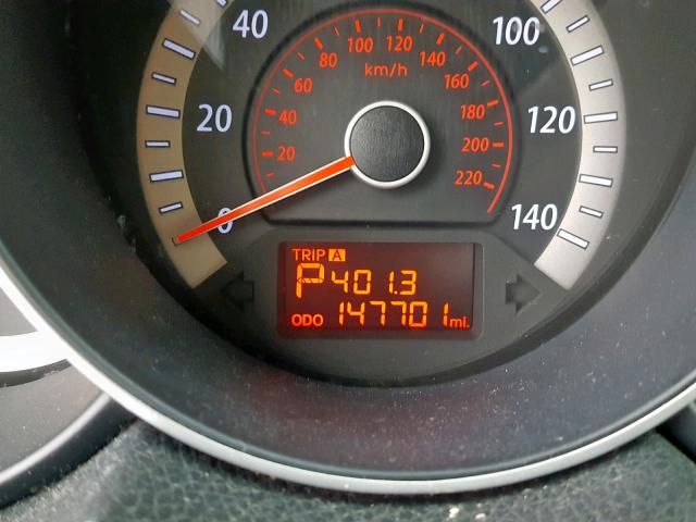 KNAFU4A28B5355555 - 2011 KIA FORTE EX 勃艮第红 照片 8