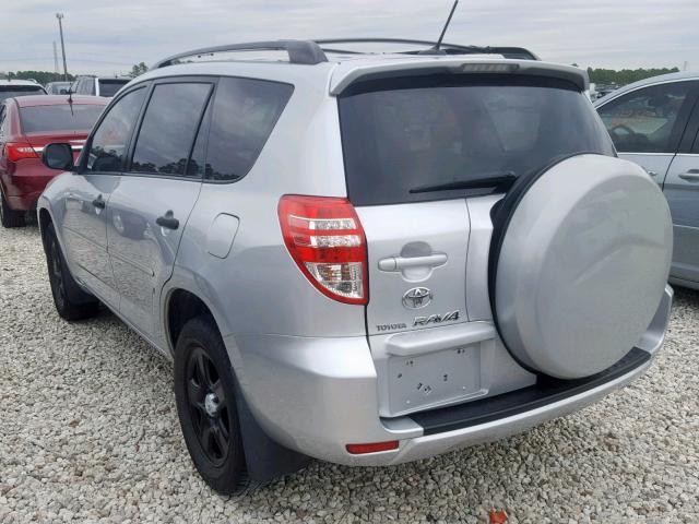 JTMZF4DV2AD025821 - 2010 TOYOTA RAV4 SILVER photo 3