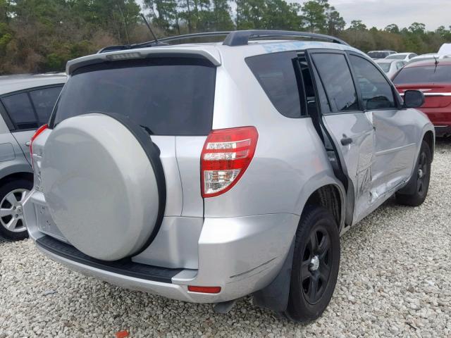 JTMZF4DV2AD025821 - 2010 TOYOTA RAV4 SILVER photo 4