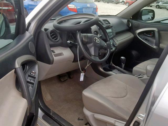 JTMZF4DV2AD025821 - 2010 TOYOTA RAV4 SILVER photo 9