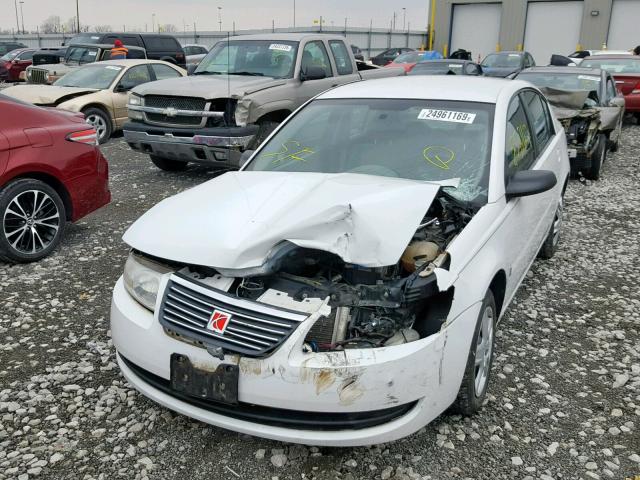 1G8AJ55F96Z154006 - 2006 SATURN ION LEVEL WHITE photo 2