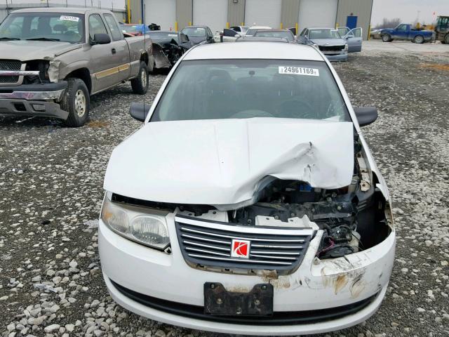 1G8AJ55F96Z154006 - 2006 SATURN ION LEVEL WHITE photo 9