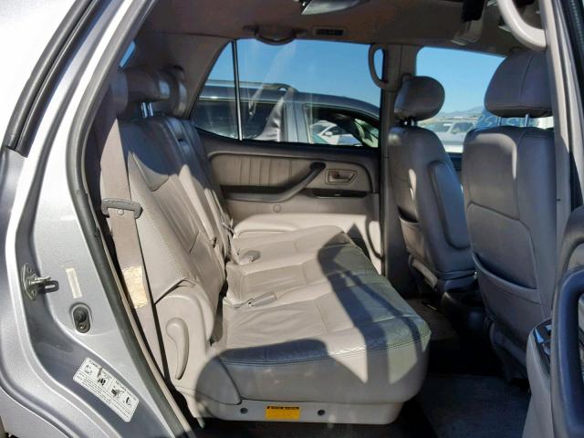 5TDZT38A22S112361 - 2002 TOYOTA SEQUOIA LI SILVER photo 6