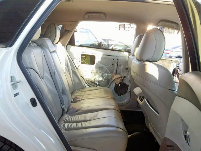 4T3BK3BB2AU045165 - 2010 TOYOTA VENZA BASE WHITE photo 6