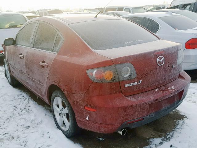 JM1BK323861437386 - 2006 MAZDA 3 S RED photo 3