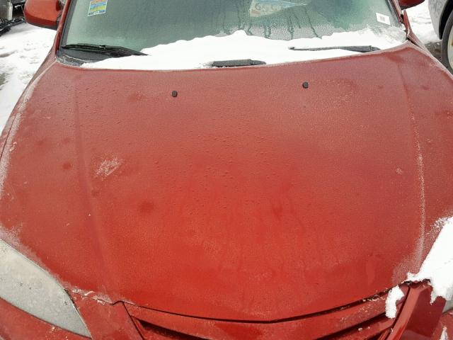 JM1BK323861437386 - 2006 MAZDA 3 S RED photo 7