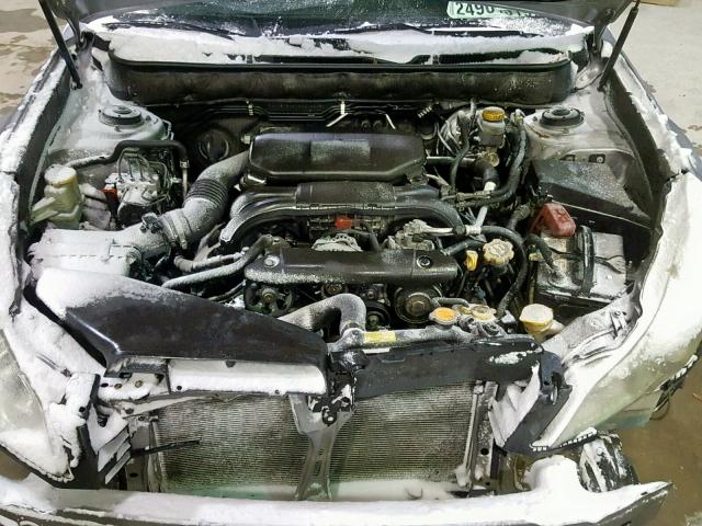 4S3BMBC6XA3214308 - 2010 SUBARU LEGACY 2.5 SILVER photo 7