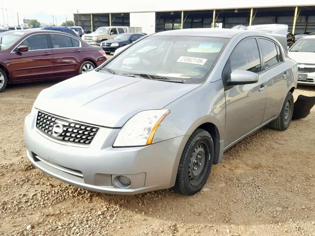 3N1AB61E98L691476 - 2008 NISSAN SENTRA 2.0 GRAY photo 2