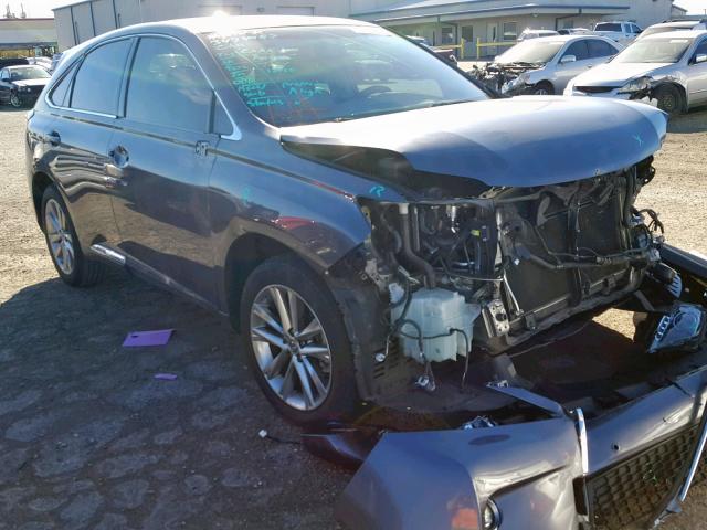 2T2ZB1BAXFC002684 - 2015 LEXUS RX 450H GRAY photo 1