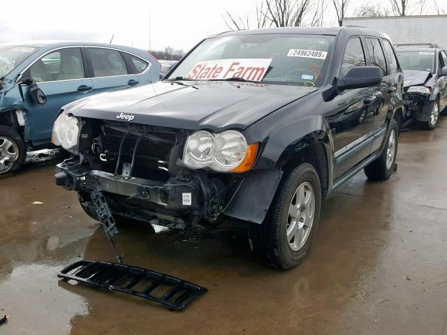 1J8GS48K68C162269 - 2008 JEEP GRAND CHER BLACK photo 2