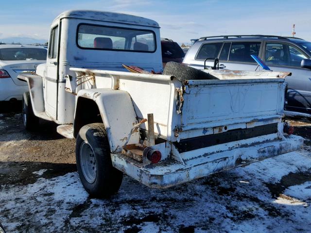 5526864289 - 1961 JEEP WILLY  WHITE photo 3