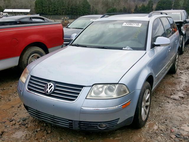 WVWVD63BX4E281159 - 2004 VOLKSWAGEN PASSAT GLS BLUE photo 2