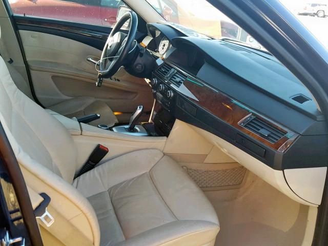 WBANW13508CZ75428 - 2008 BMW 535 I BLUE photo 5