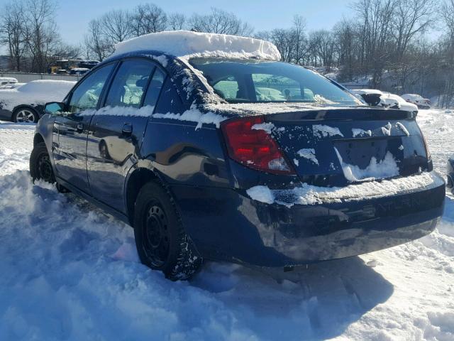 1G8AJ58FX7Z204246 - 2007 SATURN ION LEVEL BLUE photo 3