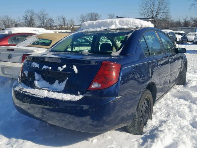 1G8AJ58FX7Z204246 - 2007 SATURN ION LEVEL BLUE photo 4