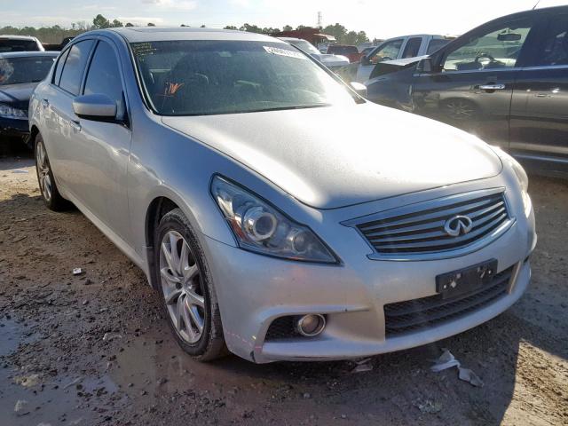 JN1CV6AR4BM353029 - 2011 INFINITI G37 SILVER photo 1