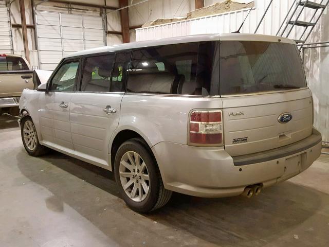 2FMGK5CC6CBD21874 - 2012 FORD FLEX SEL SILVER photo 3