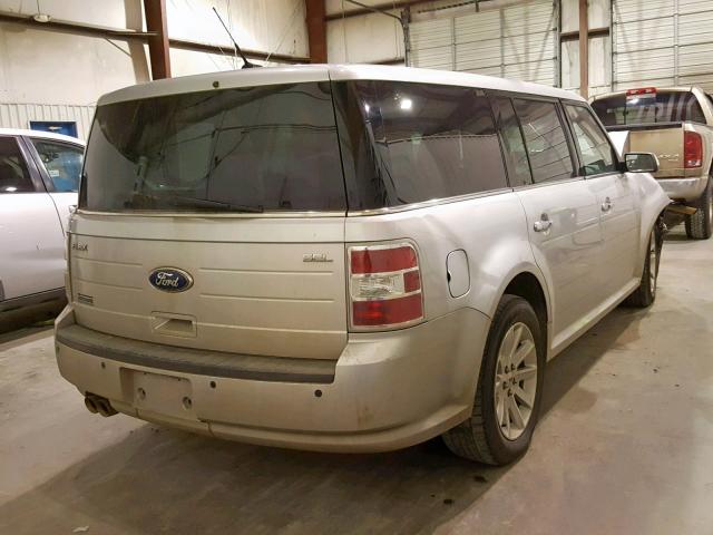 2FMGK5CC6CBD21874 - 2012 FORD FLEX SEL SILVER photo 4