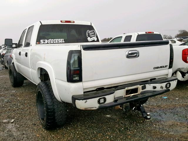 1GCHK23294F176263 - 2004 CHEVROLET SILVERADO WHITE photo 3