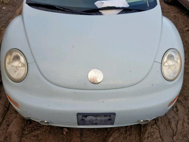 3VWCM31Y95M310592 - 2005 VOLKSWAGEN NEW BEETLE Mavi foto 7