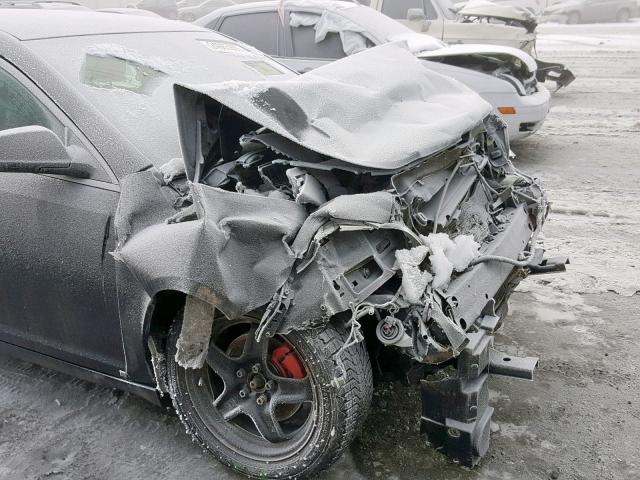 1G1ZG57N58F216414 - 2008 CHEVROLET MALIBU LS BLACK photo 9