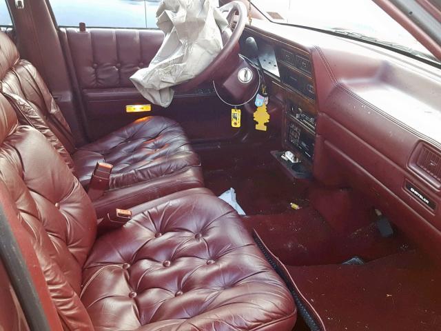 3C3XA5637LT072769 - 1990 CHRYSLER LEBARON LA BURGUNDY photo 5