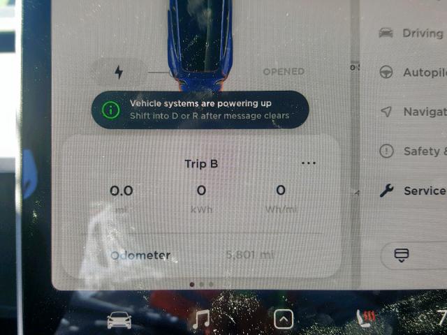 5YJ3E1EA7JF044635 - 2018 TESLA MODEL 3 BLUE photo 8