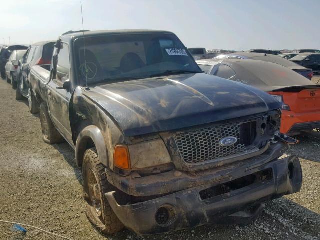 1FTYR10U93PA66110 - 2003 FORD RANGER BLACK photo 1