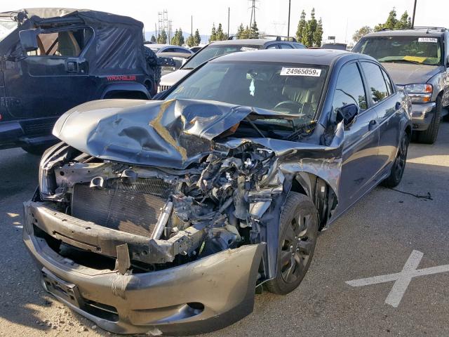 1HGCP368X8A081040 - 2008 HONDA ACCORD EXL GRAY photo 2